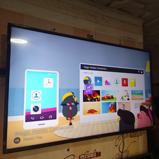 LG 55 Inch 55UH63 Series webOS Active HDR UHD 4K Smart LED TV - UK Used