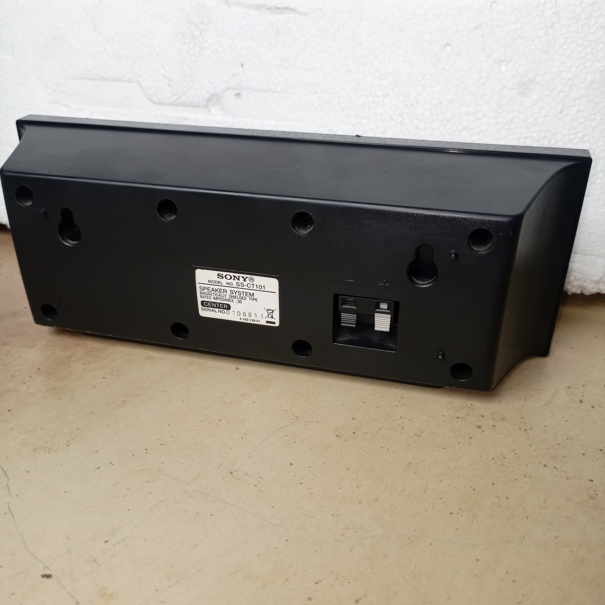 SONY SS-CT101 3 Ohms Center Home Theater Speakers - Foreign Used