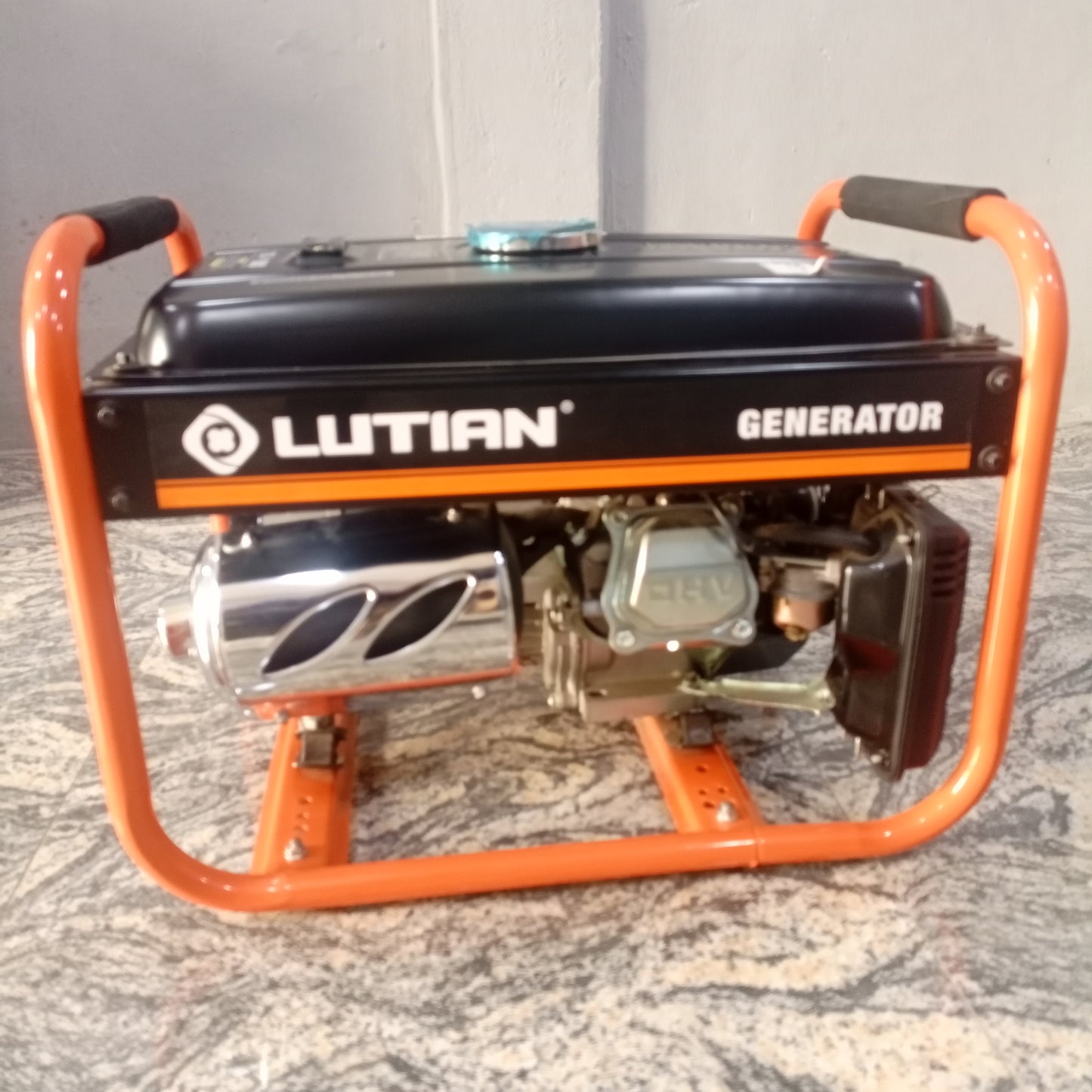 LUTIAN LT3600 3.2KVA 100% Pure Copper Manual Petrol Generator - Back View