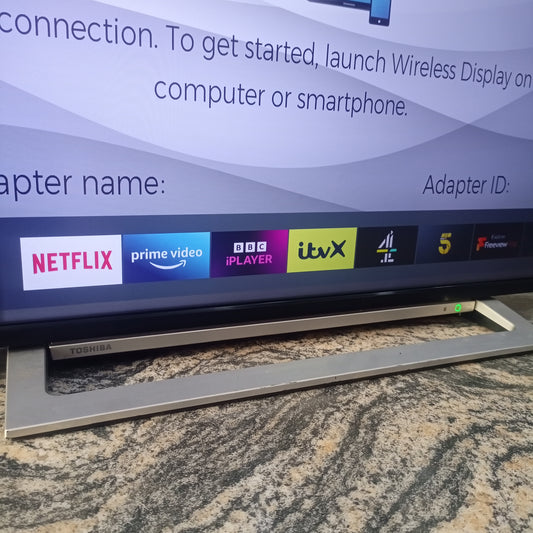 Toshiba 43 inch Smart 4K UHD HDR LED TV (Built-in WiFi, Wireless Display) - Foreign Used