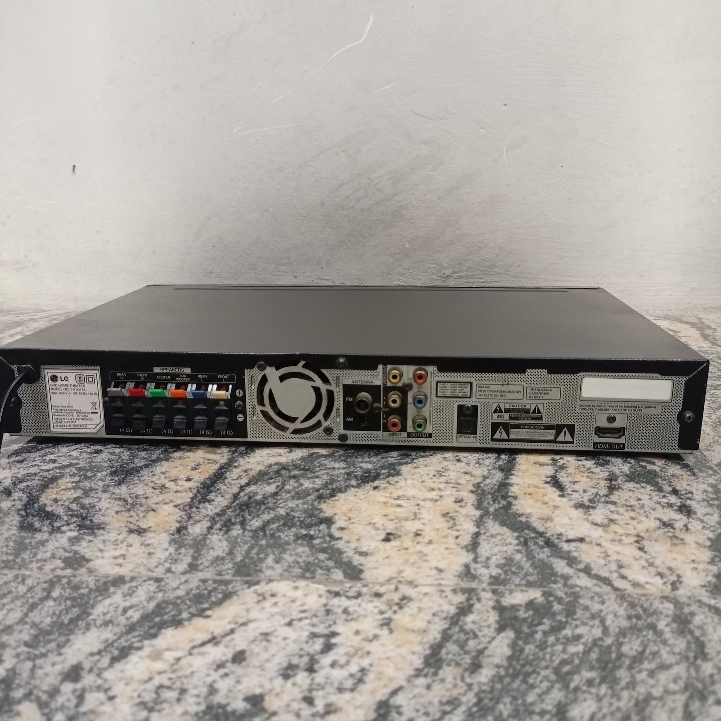 LG HT906TA 5.1Ch 1100Watts Bluetooth DVD Home Theater Machine Head - Foreign Used