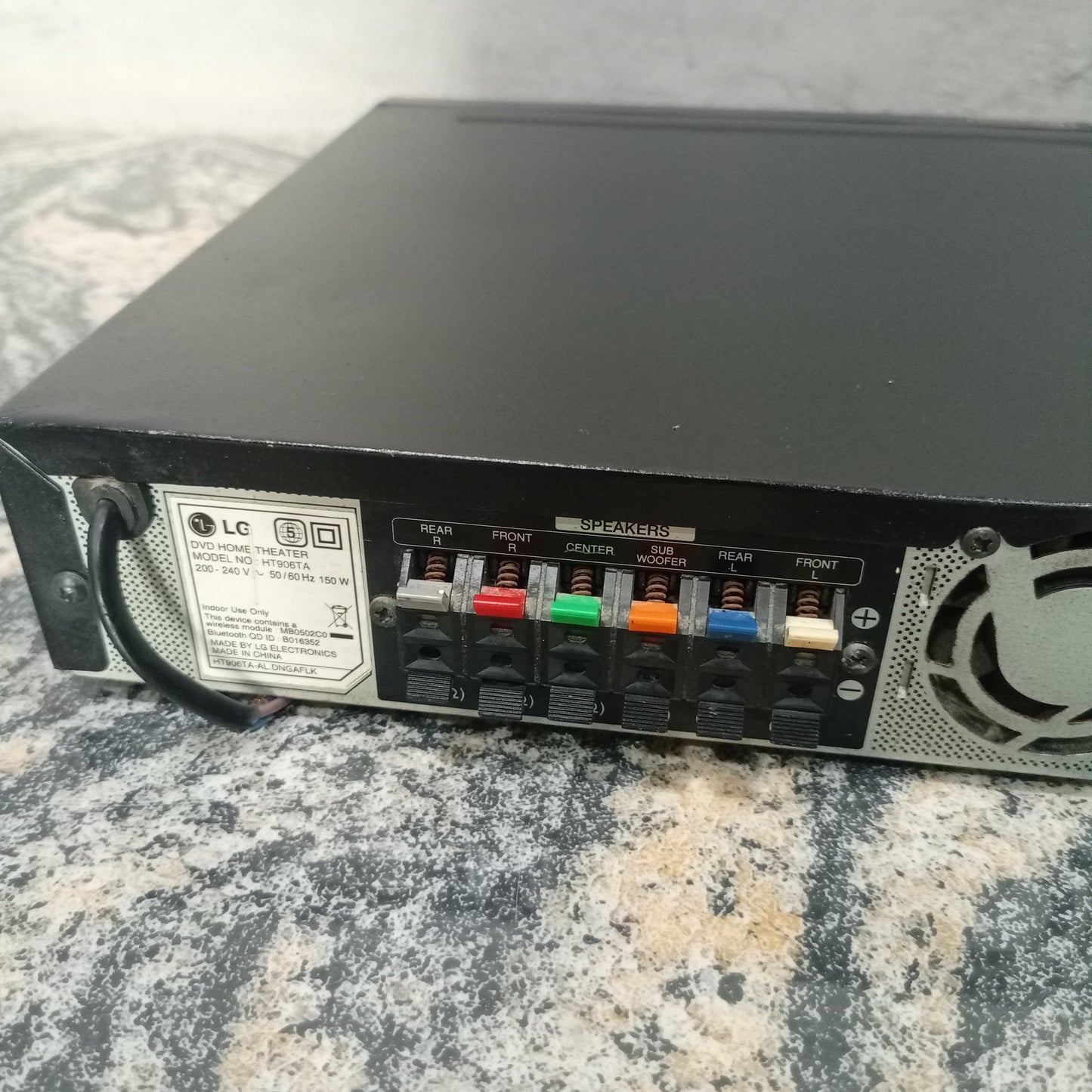 LG HT906TA 5.1Ch 1100Watts Bluetooth DVD Home Theater Machine Head - Foreign Used