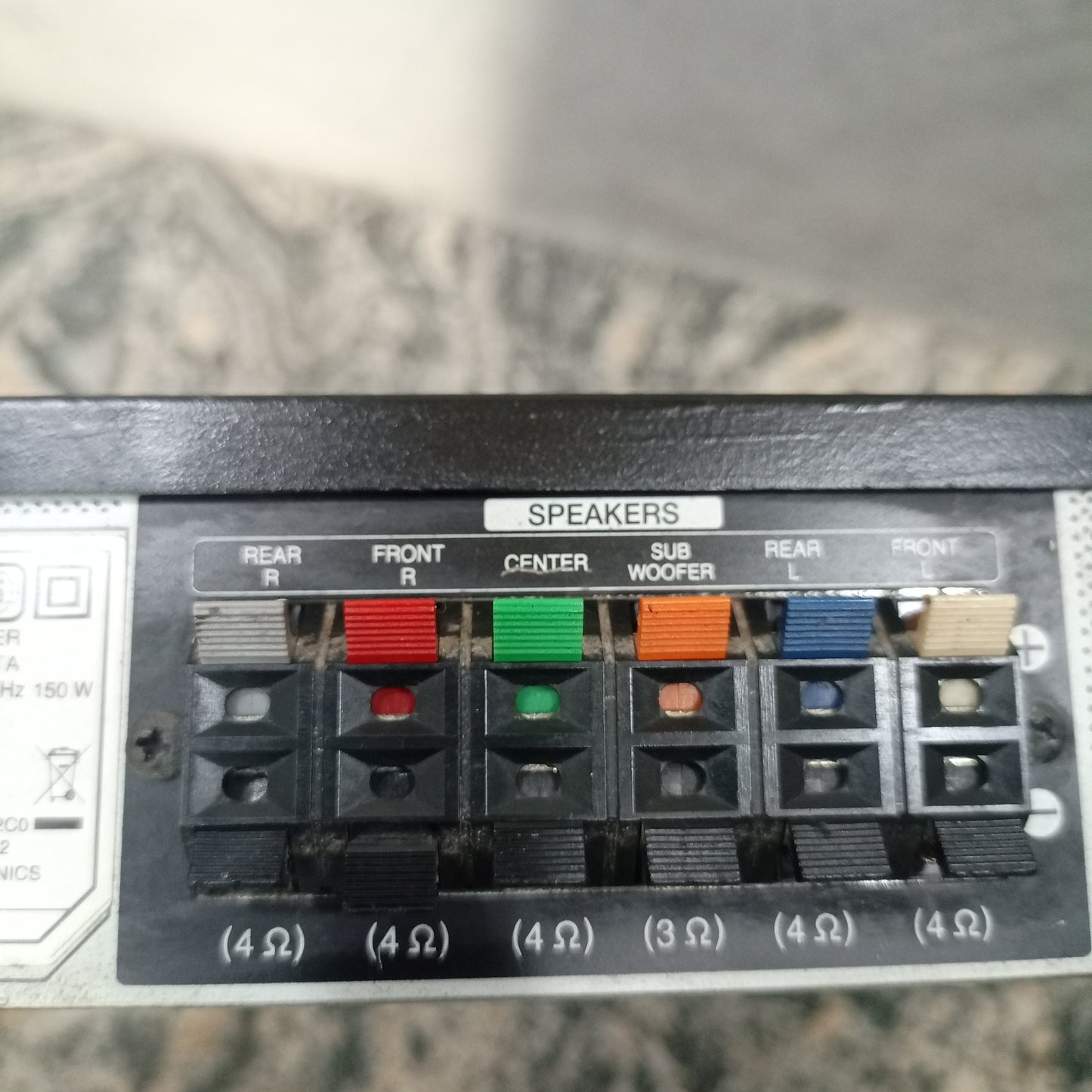LG HT906TA 5.1Ch 1100Watts Bluetooth DVD Home Theater Machine Head - Foreign Used