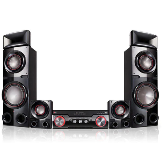 LG ARX10 4.2Ch 2300W Premium Bluetooth AV Receiver (Amplifier) with DUAL Subwoofer, DJ App Front View - Brand New