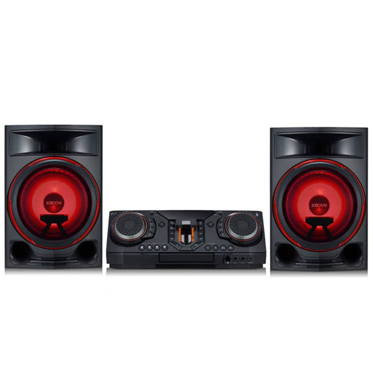 LG XBOOM CL87 2350W Mini CD, Multi Bluetooth, Multi Karaoke Home Theater Front View - Brand New