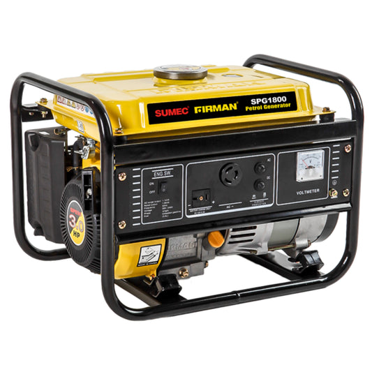Sumec Firman SPG1800 1.1KVA 100% Copper Manual Gasoline Generator