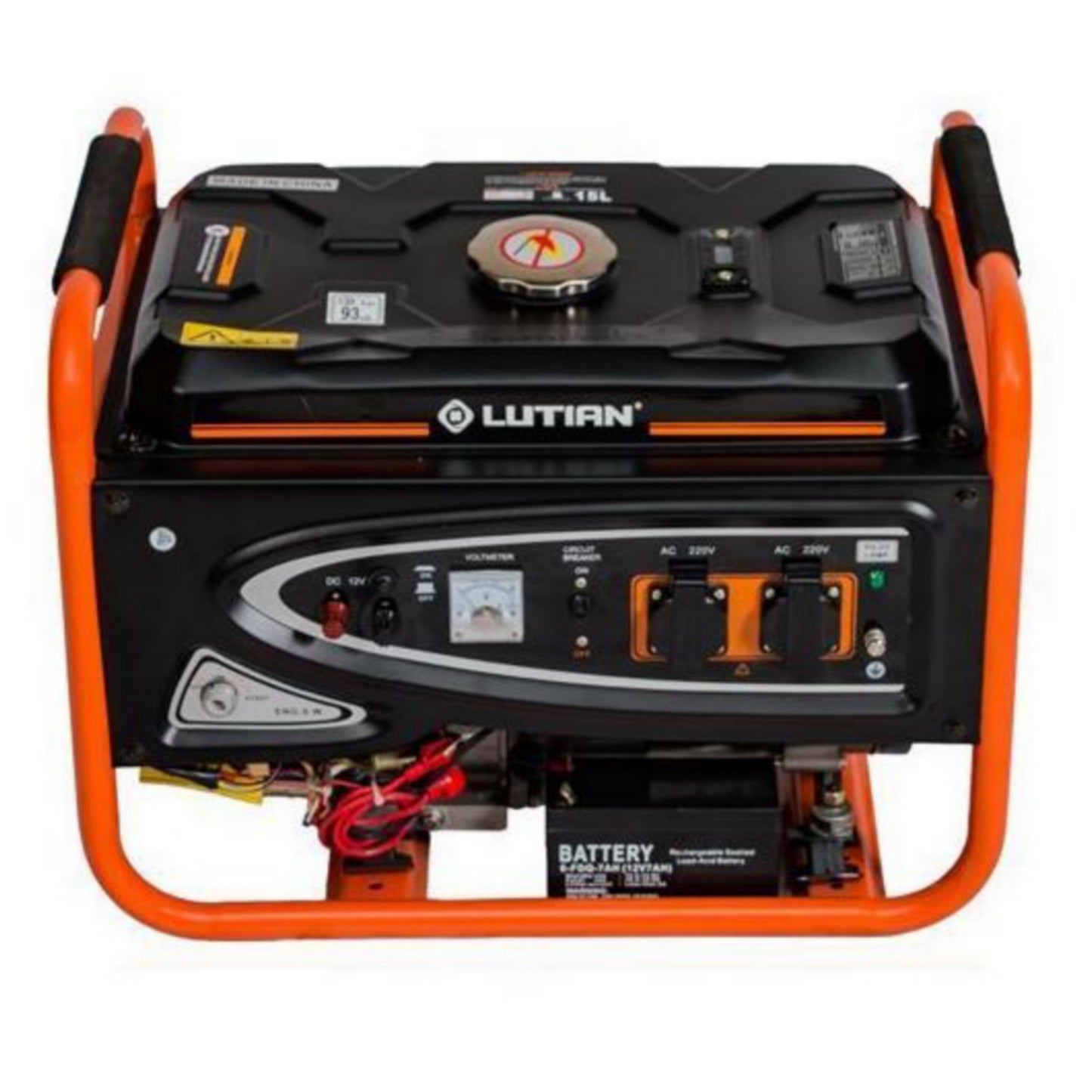 Lutian LT3600EN-4 3.2KVA 100% Copper Key Start Gasoline Generator