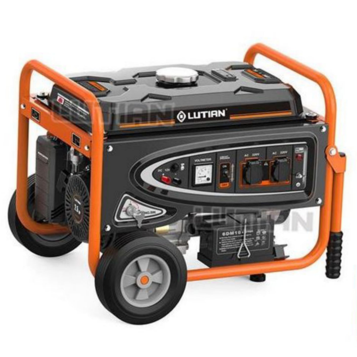 Lutian LT3900EN-4 3.5KVA 100% Pure Copper Key Start Gasoline Generator