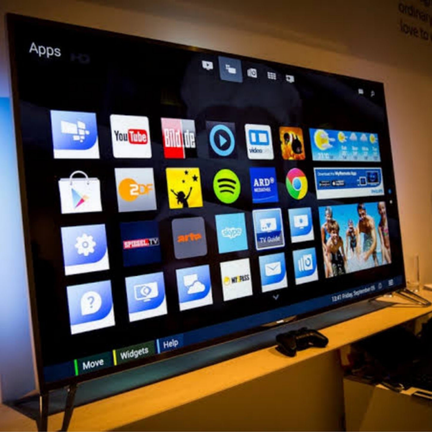 Philips 55 Inch 6000 Series Android Smart 4K Ultra HD LED TV + Ambilight, WiFi & Bluetooth - London Used