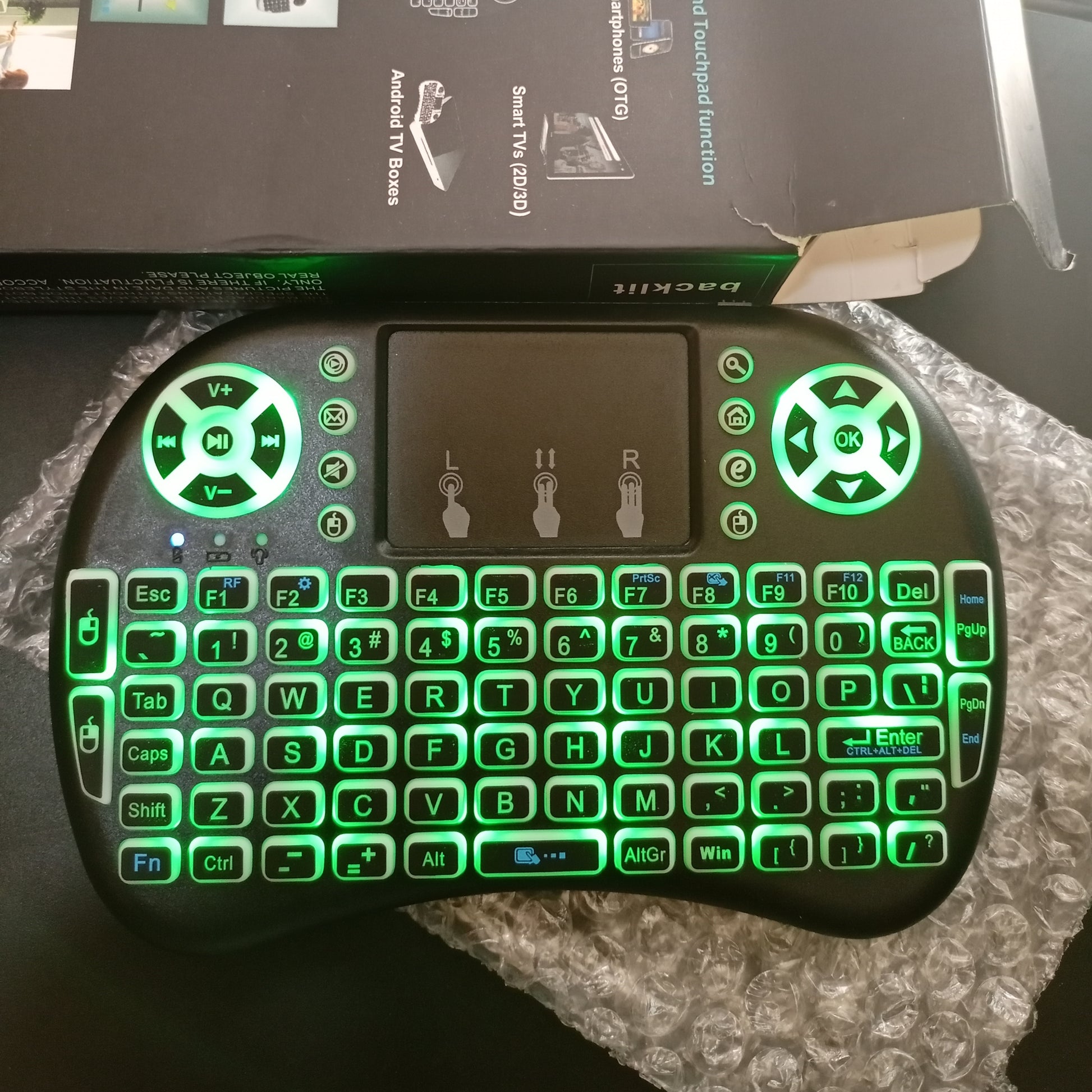 Wireless Mini Portable Keyboard for Android boxes, smart TV, projectors and computers