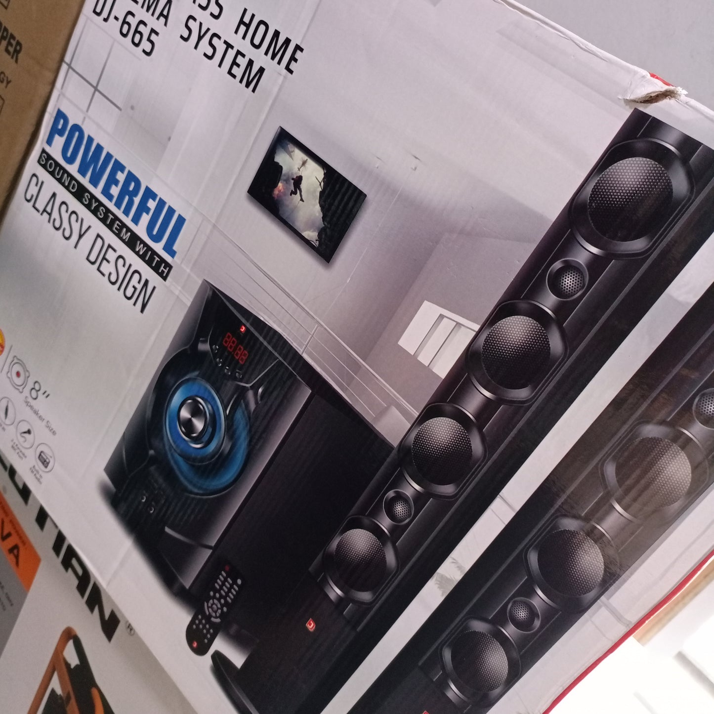 DJ DJ665 2.1Ch High Class Standing Bluetooth Home theater