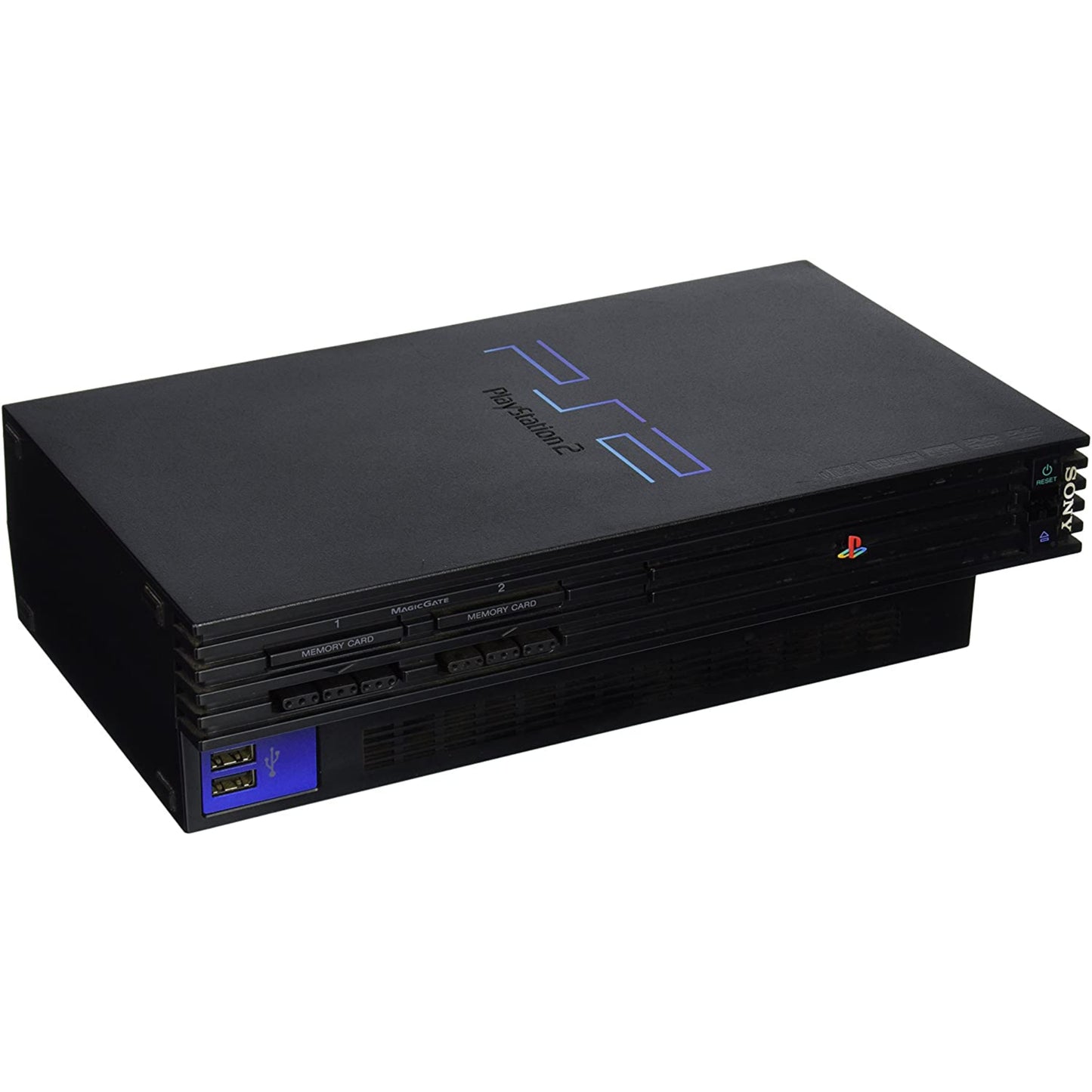 UK Used PS2 (Sony Playstation 2) Game Console Complete Set With Extra Game Controller & 10 Titles