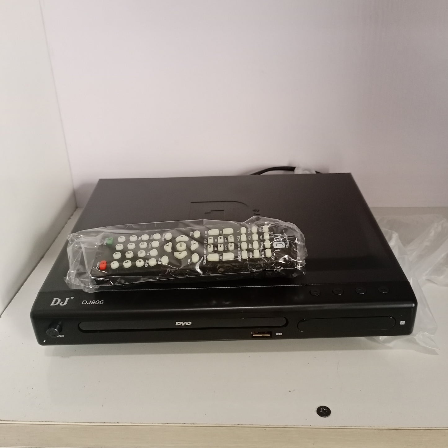 New DJACK DJ906 Multi-Playback DVD Player with Last Memory and USB & SD Support
