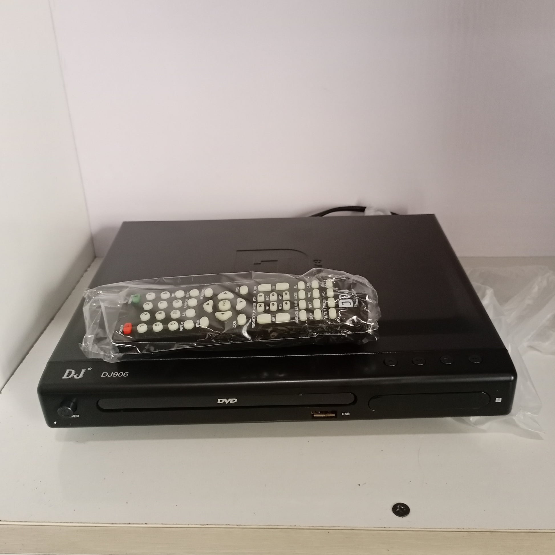 New DJACK DJ906 Multi-Playback DVD Player with Last Memory and USB & SD Support