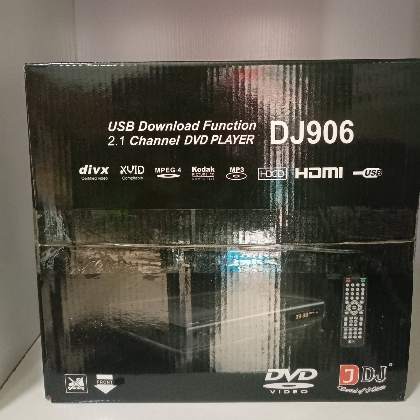 DJACK DJ906 Multi-Playback DVD Player with Last Memory and USB & SD Support