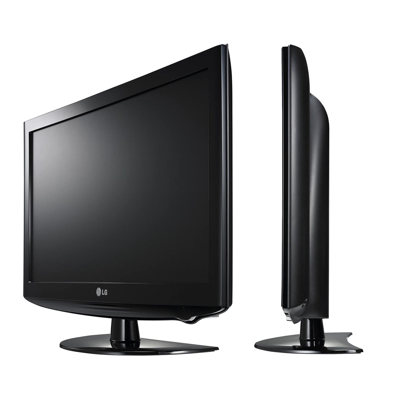 UK Used 22 inch LG TV - Front and Side View