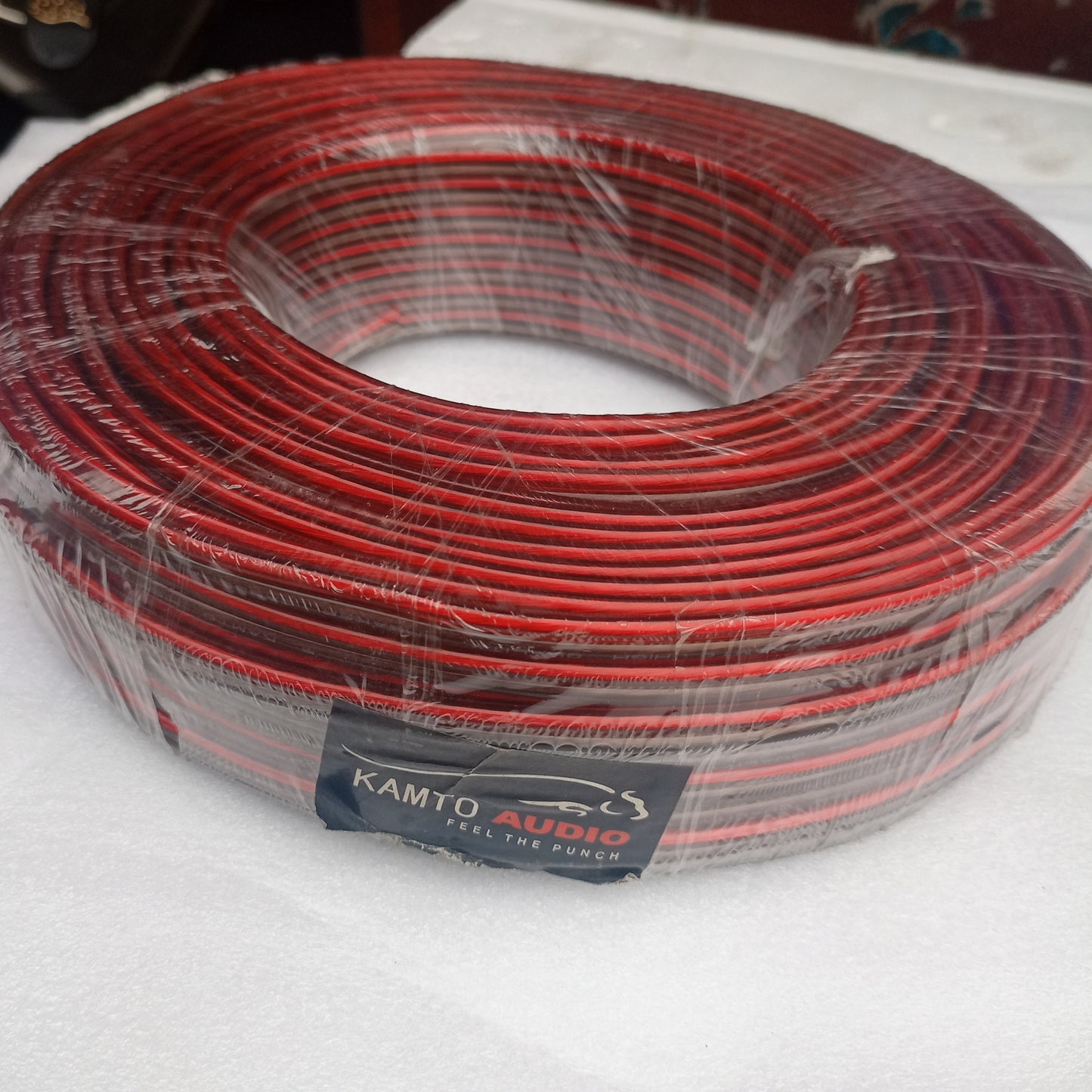 Karma Red and Black 100 Yards Speaker Cable - Brand New