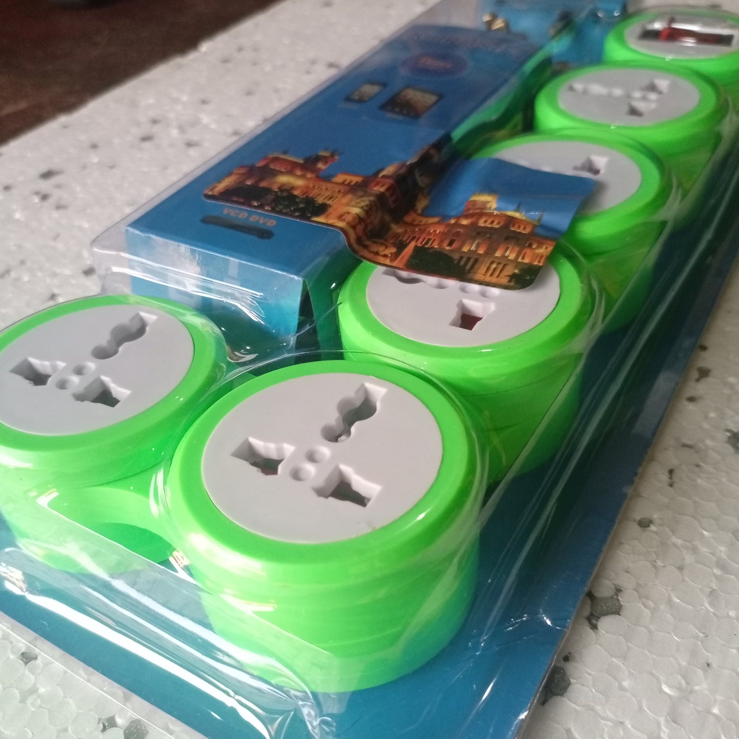 KingAstra Rallonge UK Plug avec 5 Prises - Tout Neuf