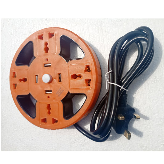 Evertise Extension UK Plug with 4 Sockets - Brand New