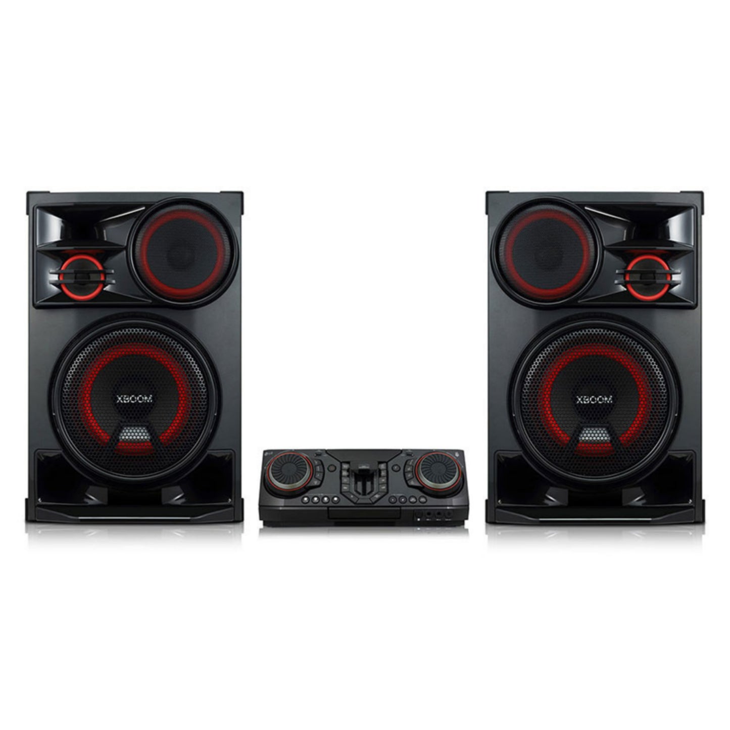 Brand New LG XBOOM CL98 3500W Multi Bluetooth, X-Shiny Woofer Multi Karaoke Home Theater (Front View)