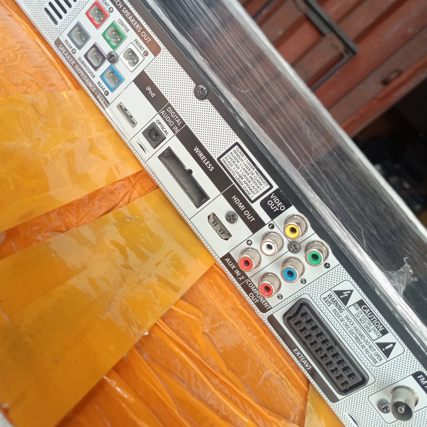 Samsung HT-C550 1000 Watts DVD HOME Theater Machine Head - Closer Back View