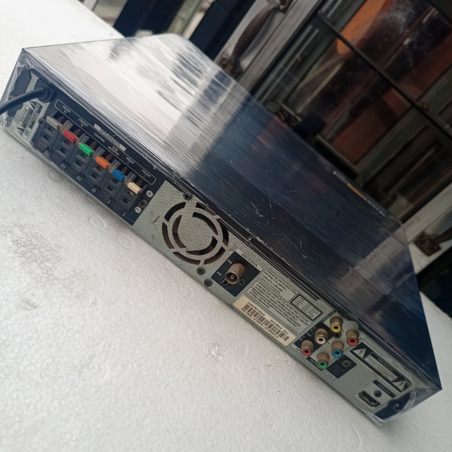 LG HT806 850Watts DVD Home Theater Machine Head - Back View