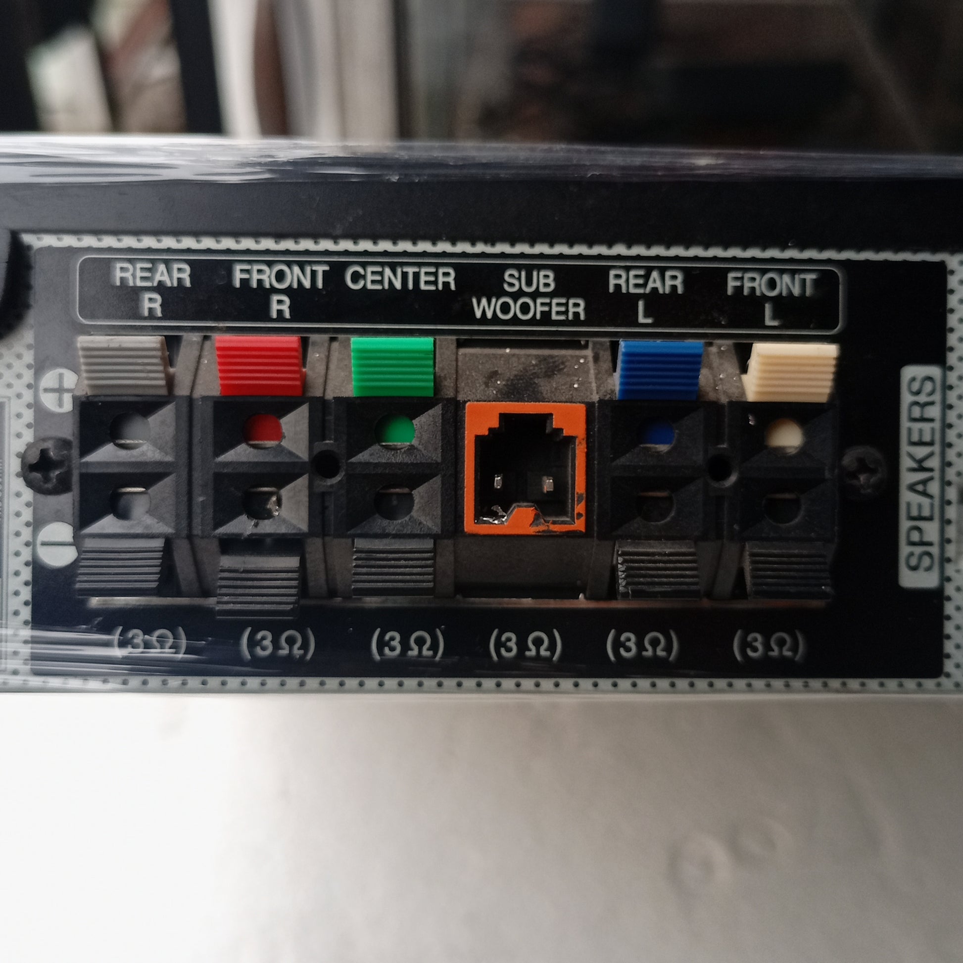 LG DH6340P 1000Watts DVD Home Theater Machine Head - Speaker terminals