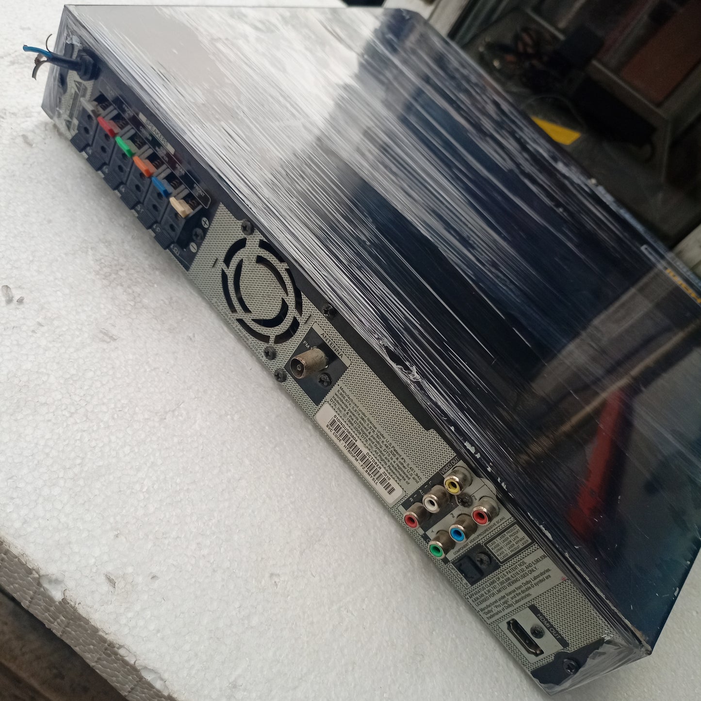 LG HT805 850Watts DVD Home Theater Machine Head - Back View