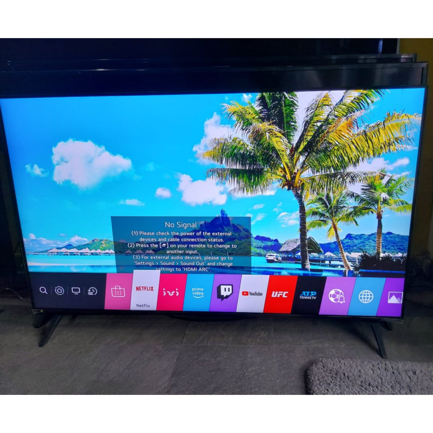 LG 75 Inch 75UM7100 webOS AI Thinq 4K UHD HDR IPS Smart TV - UK Used