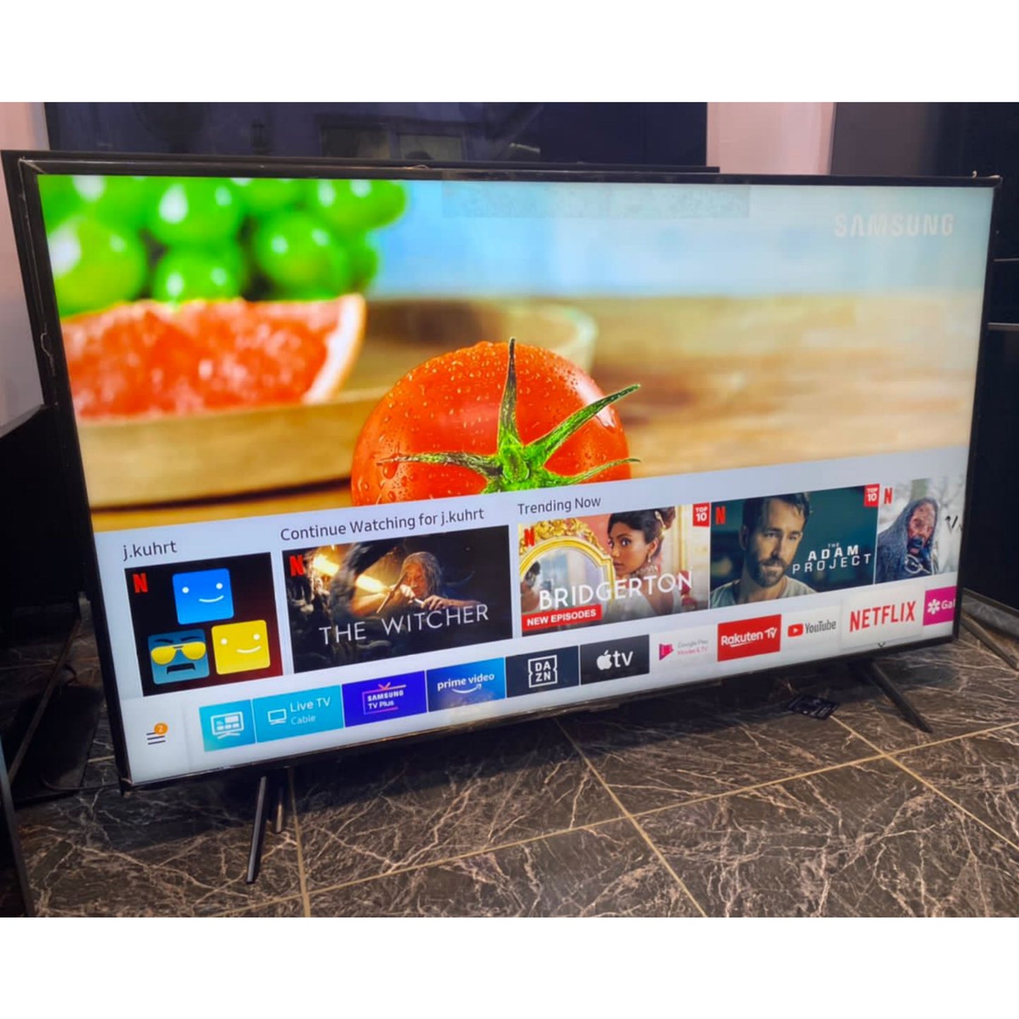 SAMSUNG 55 Inch UE55RU7179 Series 7 Smart 4K UHD HDR10+ Apple TV - UK Used