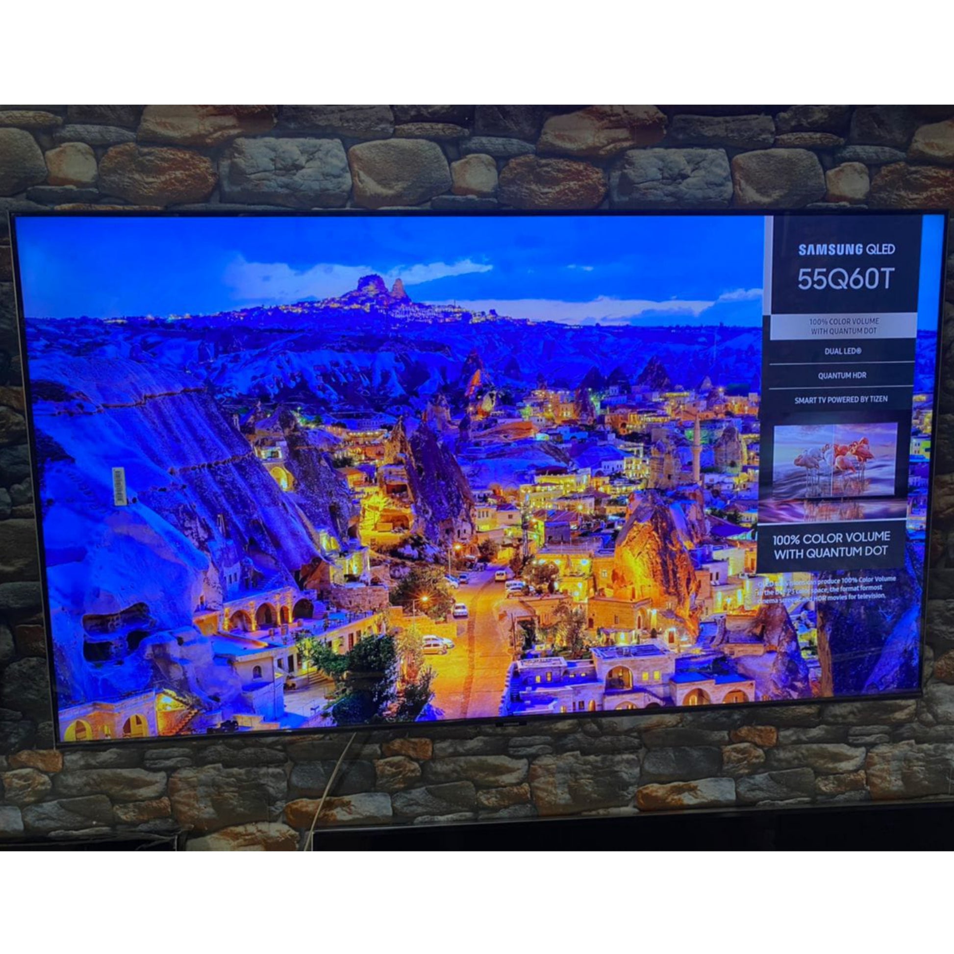 SAMSUNG 55 Inch QLED 55Q60T Certified True 4K UHD HDR Smart TV - UK Used