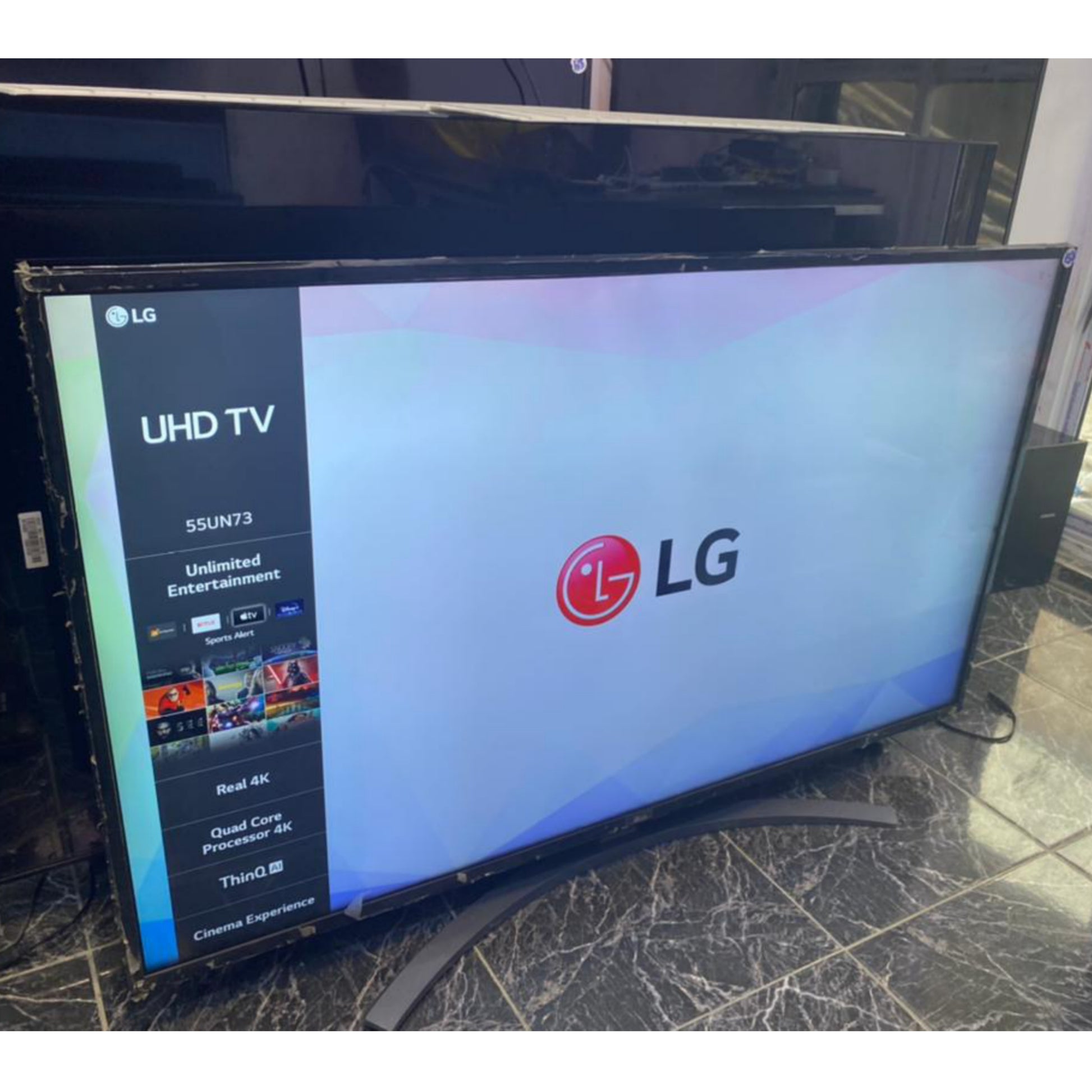 LG 55 Inch 55UN7100 2020 webOS 4K UHD HDR IPS Bluetooth Smart TV - UK Used