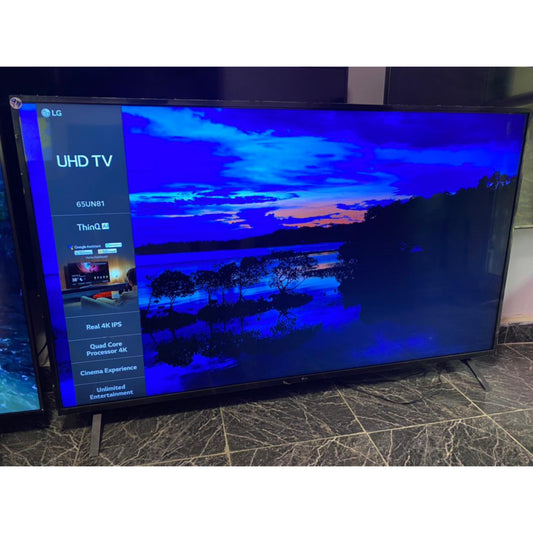 LG 65 Inch 65UN7100 webOS 4K UHD HDR IPS Bluetooth Smart TV - UK Used
