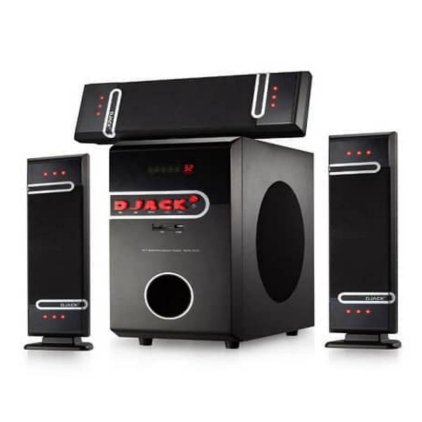 DJACK AK-D3L 3.1Ch HiFi Multimedia Bluetooth Home Theater - Brand New