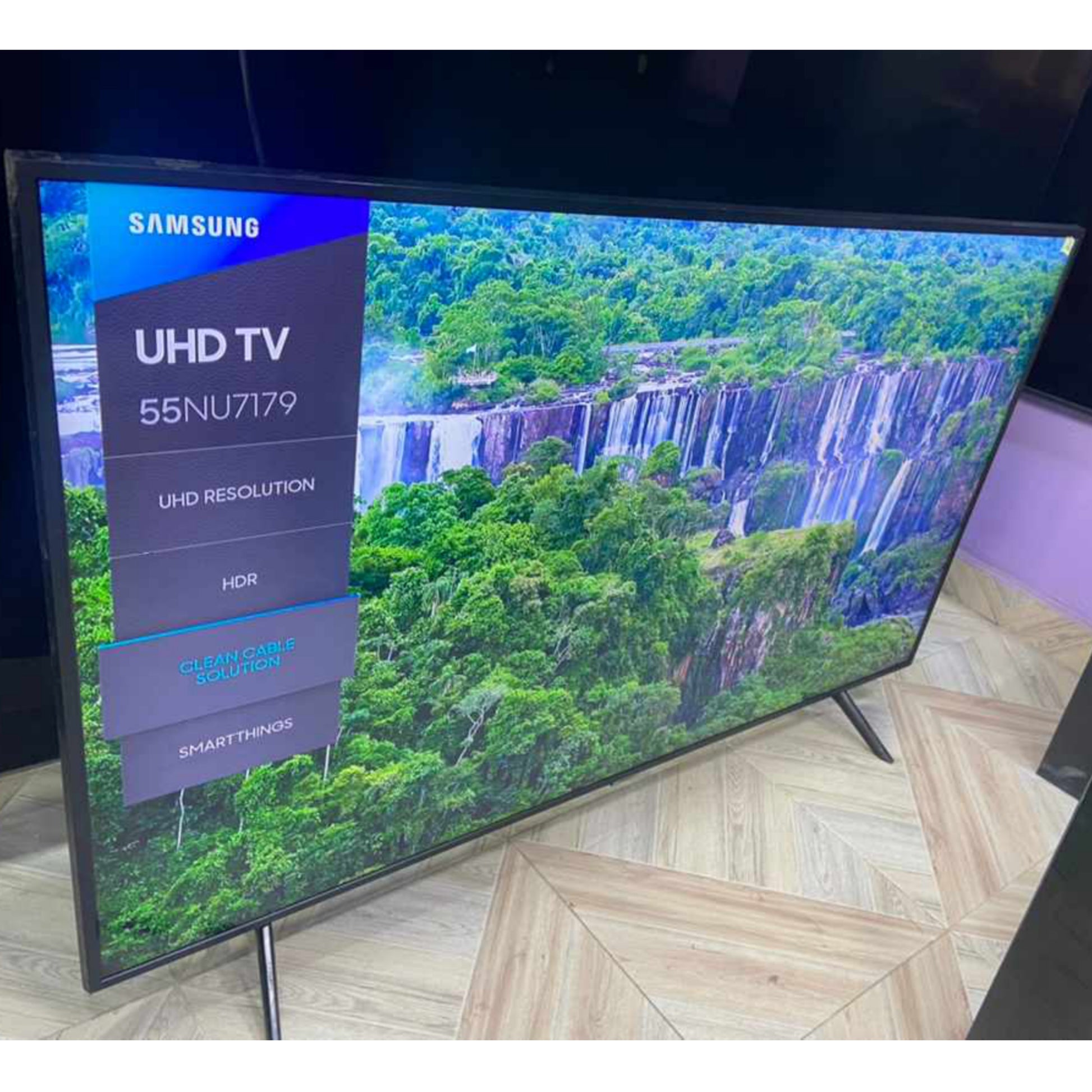 SAMSUNG 55 Inch UE55NU7100 Series 4K UHD HDR10+ Smart TV + Apple AirPlay - UK Used