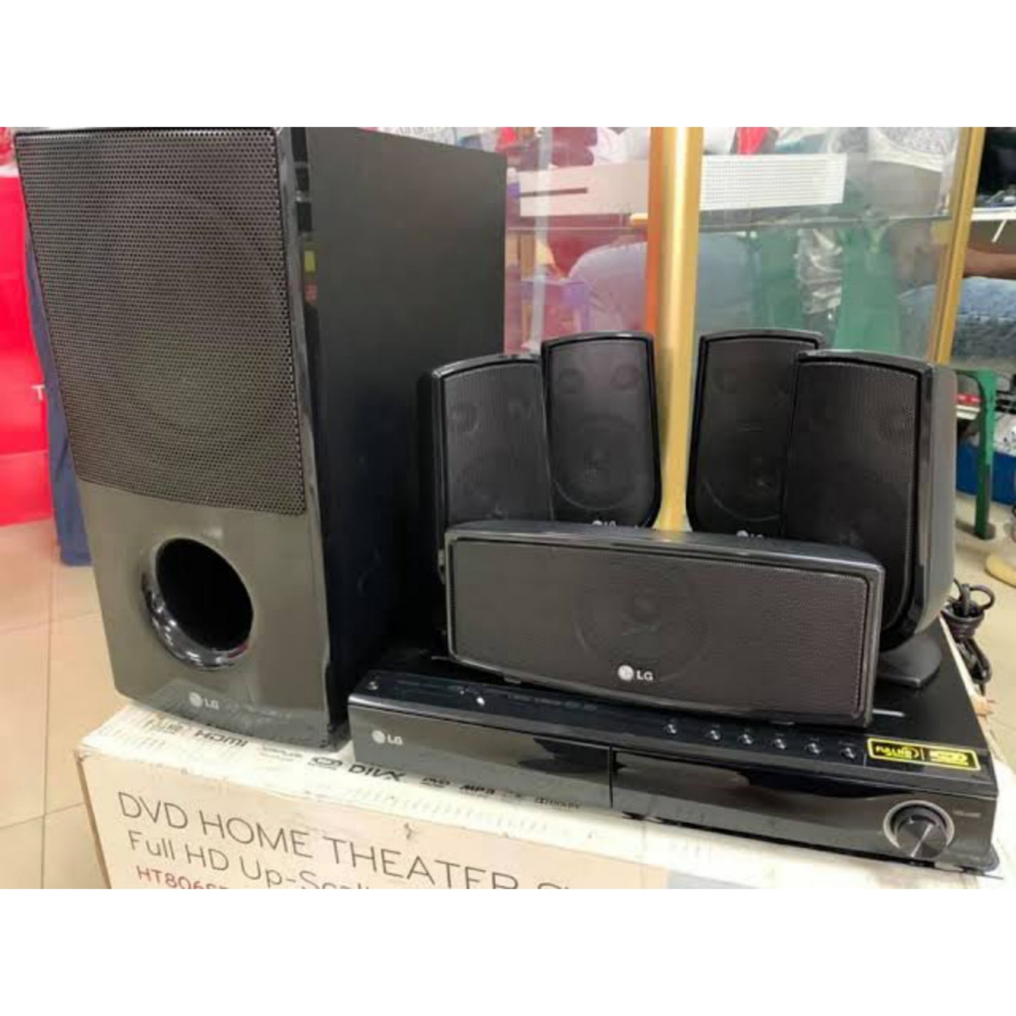 LG HT806ST 5.1Ch 850W DVD Home Theater System - Foreign Used