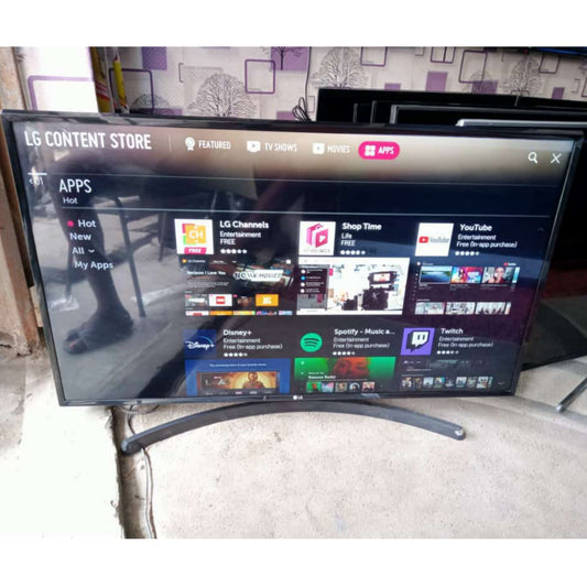 LG 43 Inch 43UK6470 Series IPS 4K UHD Active HDR Bluetooth Smart TV - Front View