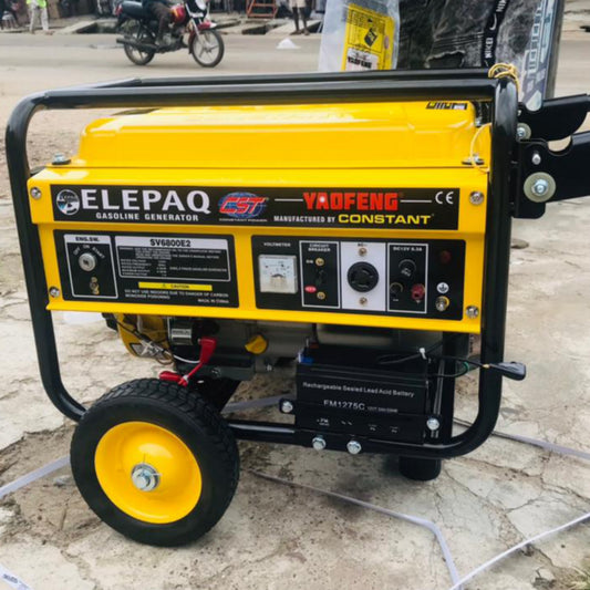 CONSTANT ELEPAQ SV6800E2 4.8KVA 100% Pure Copper Key-Start Petrol Generator