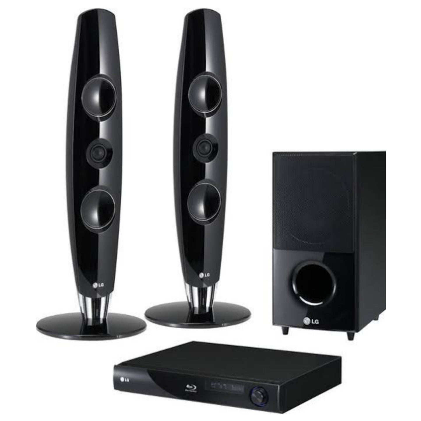 LG HB44C 2.1Ch 400W Tall Boy DVD Home Theater System - Foreign Used
