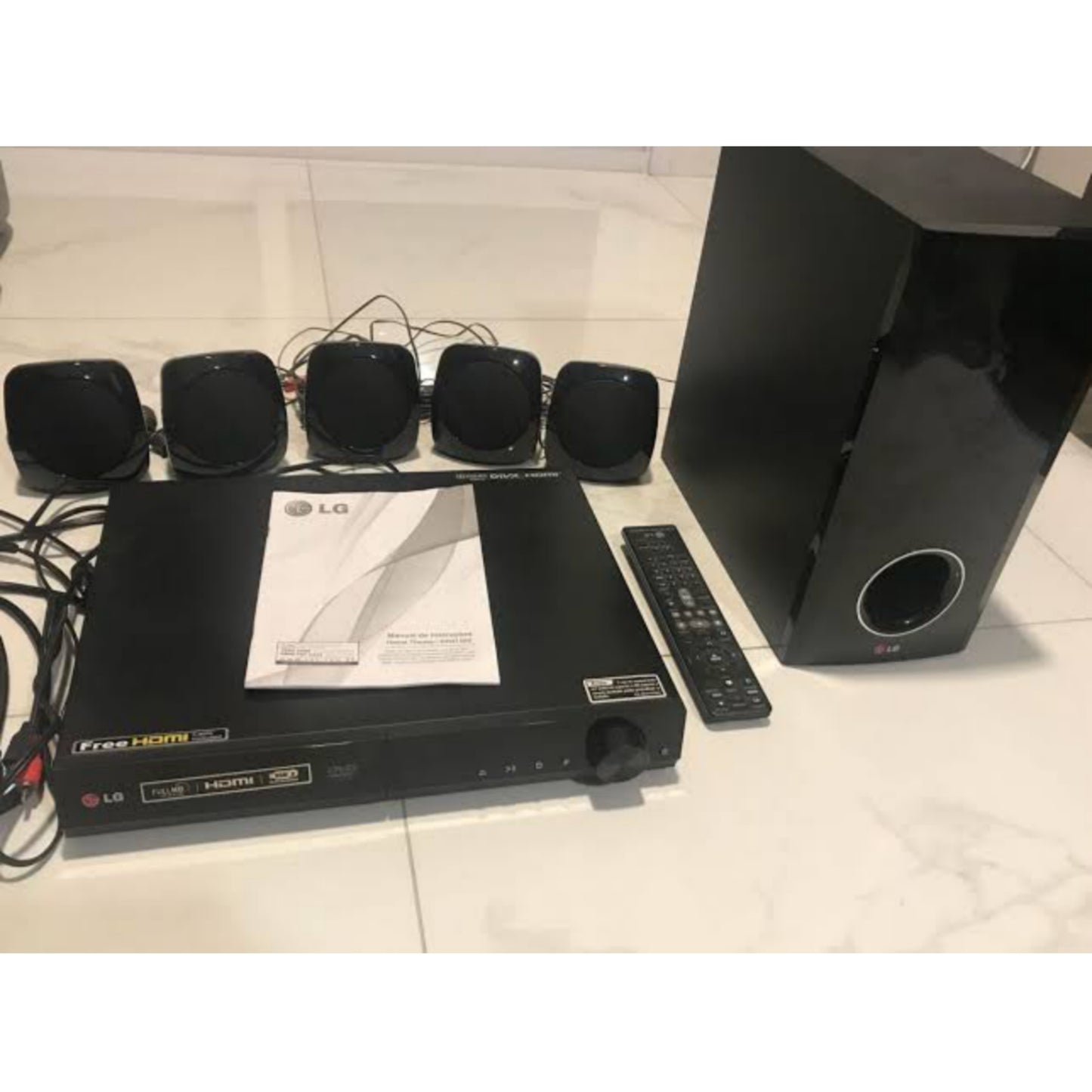 LG DH4130S 5.1Ch 330W DVD Home Cinema System - Foreign Used
