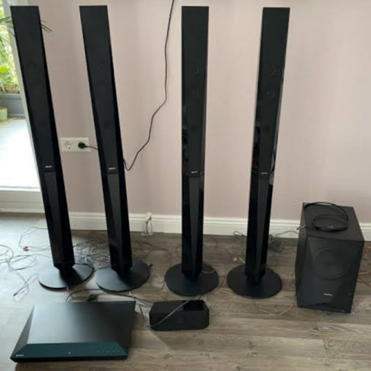Sony BDV-E6100 5.1Ch 1000W Smart Bluetooth Blu-ray 3D Tallboys DVD Home Cinema System - London Used