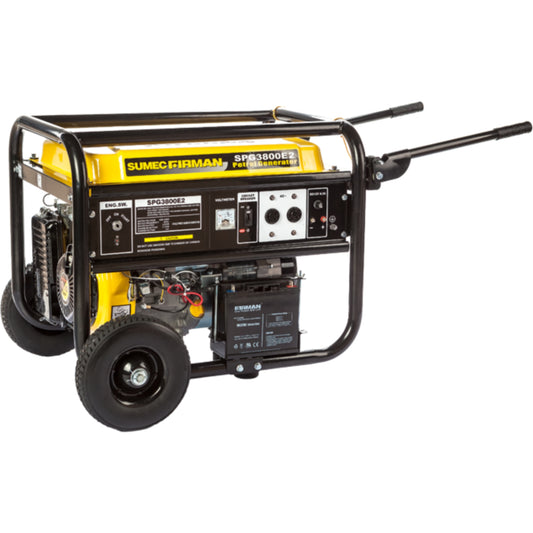 SUMEC FIRMAN SPG3800E2 3.1KVA 100% Copper Key Start Gasoline Generator - Brand New