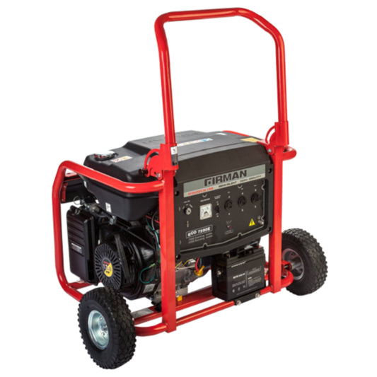 FIRMAN ECO7990ES 7.5KVA 100% Copper Key start Gasoline Generator - Brand New