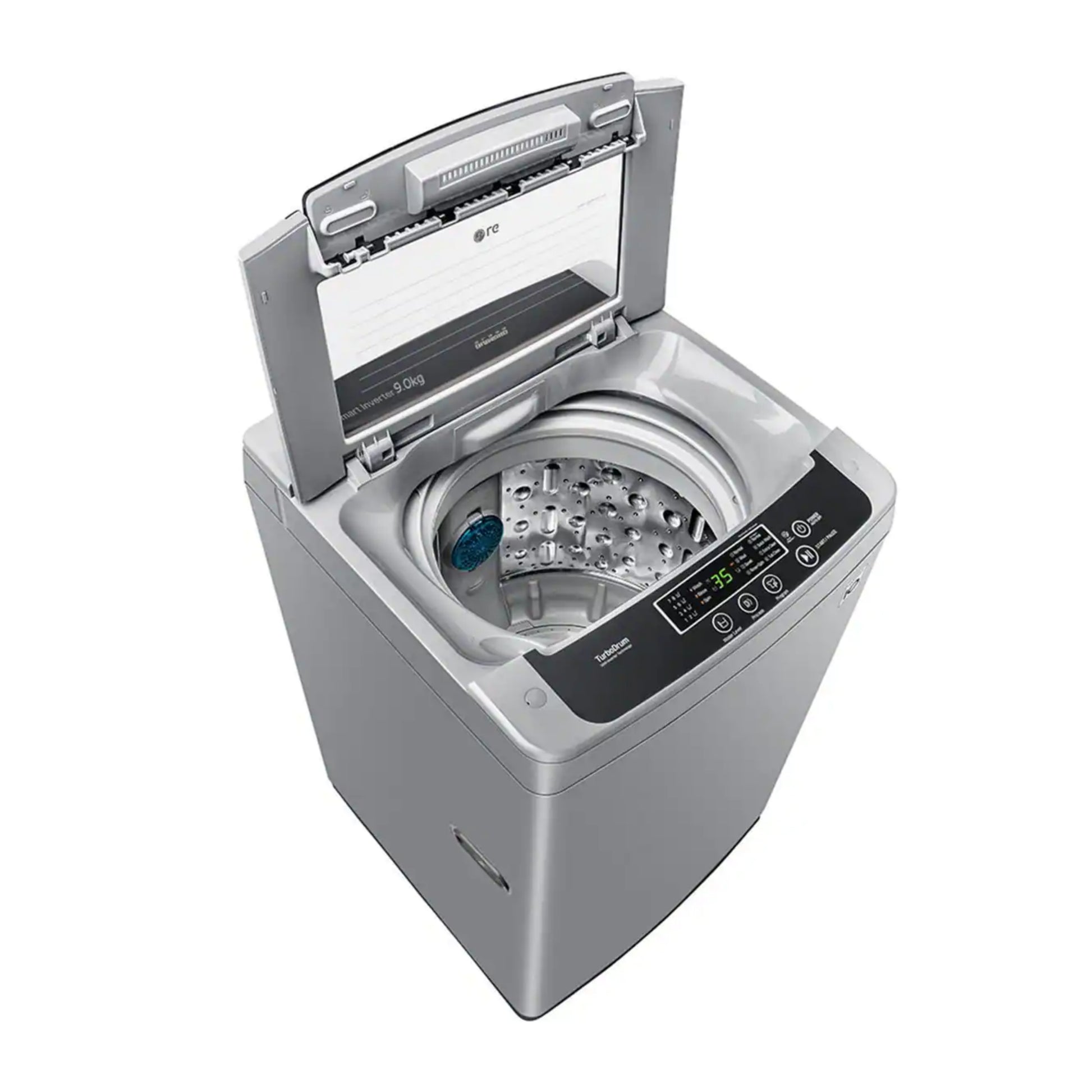 LG T9585NDHVH 9kg Top Load Smart Inverter Washing Machine - Top Angle view