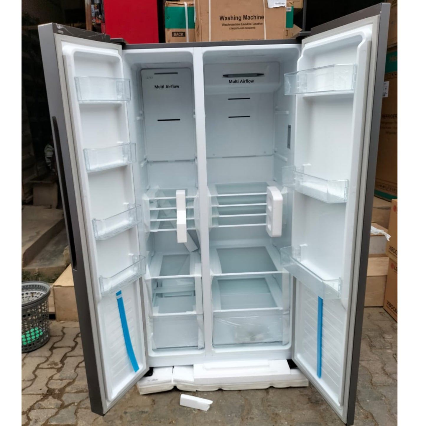 Hisense REF 67WSI 516L Side by Side Refrigerator + 1 Year Warranty - Brand New