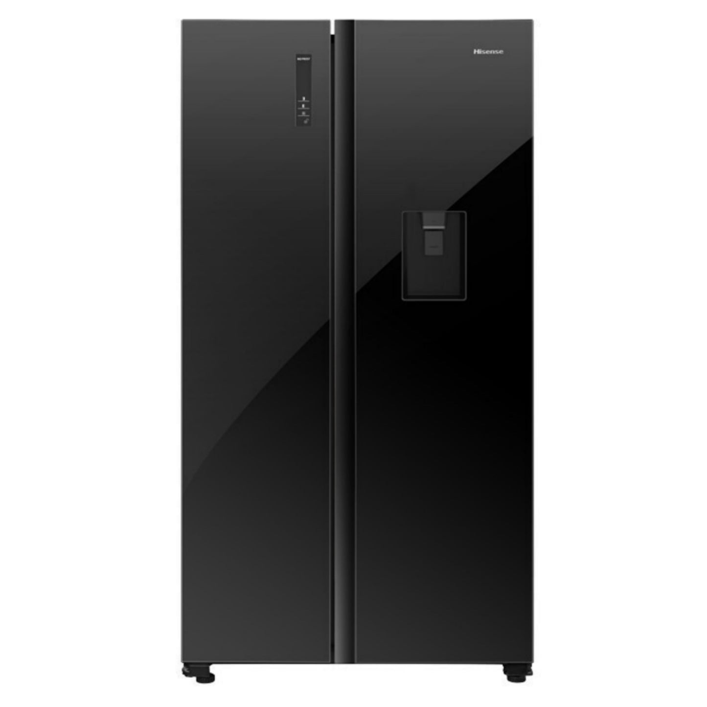 Hisense REF 67WSBG 508L Side by Side Refrigerator with LED display + 1 Year Warranty - Brand New