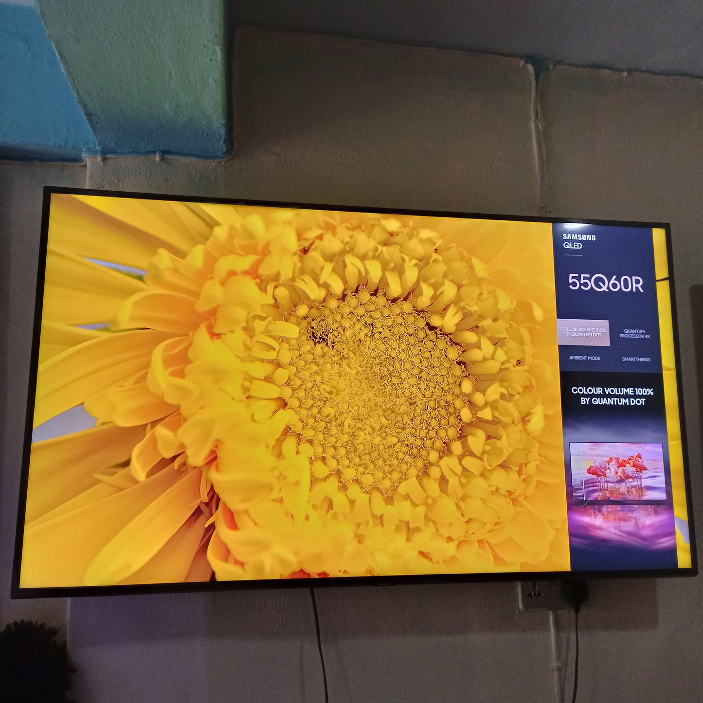 SAMSUNG 55 Inch QLED 55Q60R Certified True 4K UHD Active HDR Smart QLED TV - Foreign Used