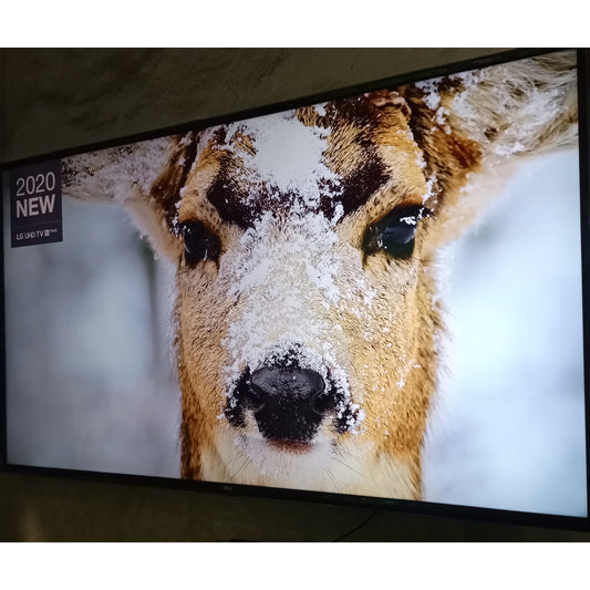 LG 60 Inch 60UN69 webOS ThinQ AI 4K UHD HDR IPS Bluetooth Smart TV - Foreign Used