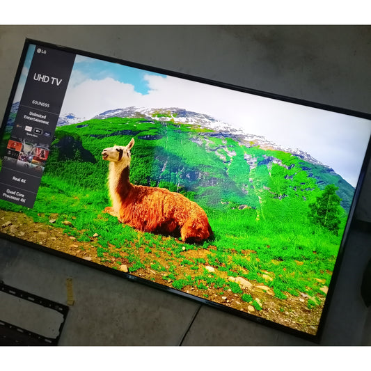 LG 60 Inch 60UN69 webOS ThinQ AI 4K UHD HDR IPS Bluetooth Smart TV - Foreign Used