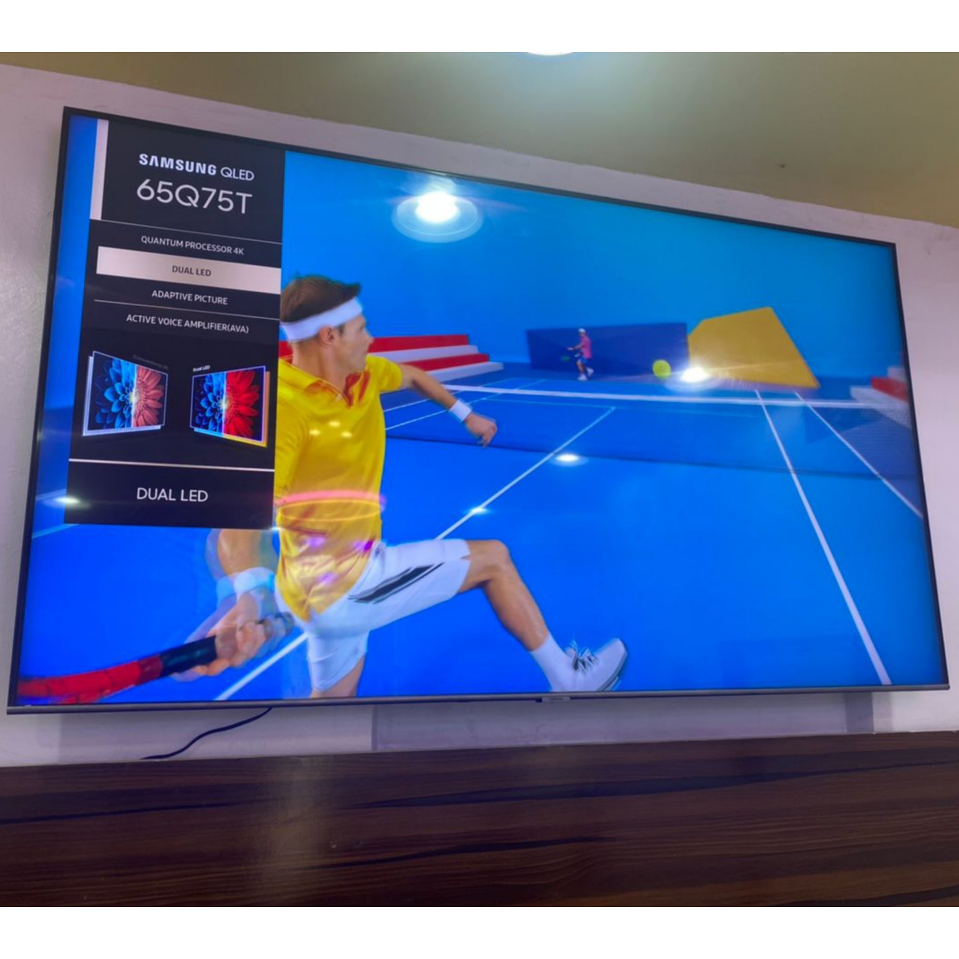 SAMSUNG 65 Inch QLED 65Q75T Certified True 4K UHD HDR Smart TV (2020 model) - UK Used